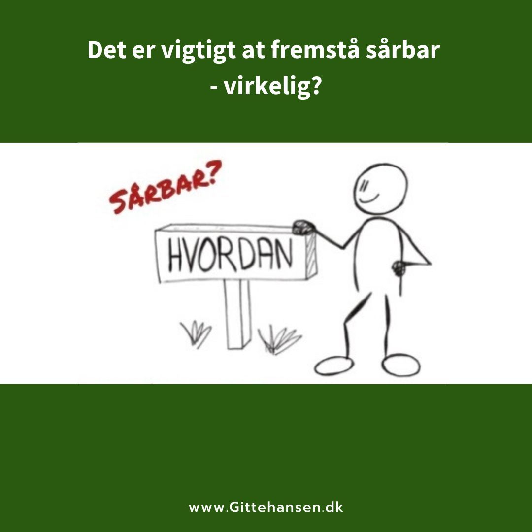 vigtigt at være sårbar